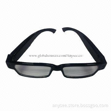 High-end Stylish Glasses DVR Camera, 1,280 x 720 Pixels Resolution